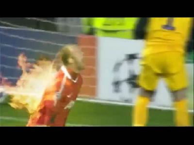 Görsel efektli gol sevinçleri
