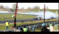 Drift yarışında inanılmaz kaza