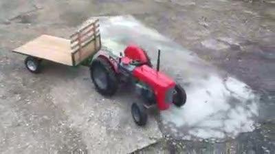 Süper güçlü mini traktör