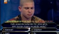 video İlk soruda elendi ancak