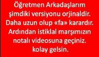 video DERS Saygı Duruşu Marşı Ve İstiklal Marşı Bayrak T