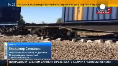 Rusya'da Tren Kazası
