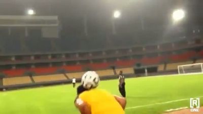 Ronaldinho'dan Antrenmanda Şov