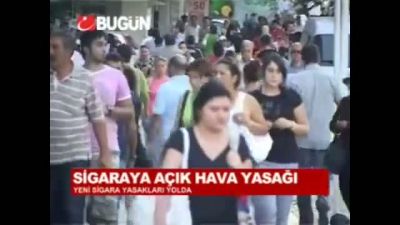 Açık Havada Sigara Yasağı Geliyor