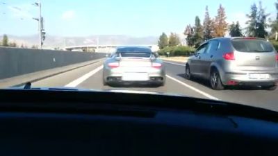 Porsche 911 ile Kapışan Lada