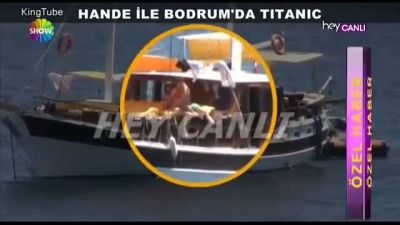 Hande Yener Bodrum'da Yakalandı
