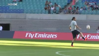 Ibrahimovic Maç Öncesi Şov Yaptı