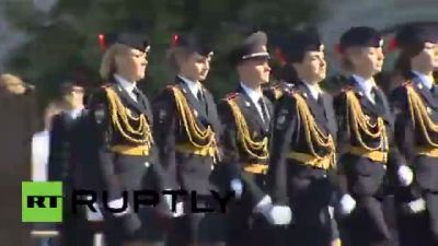 Rus Kadın Polislerin Mezuniyet Töreni