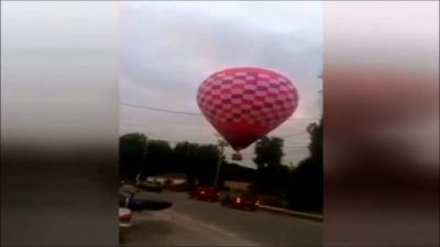 Sıcak Hava Balonunun Tehlikeli Uçuşu